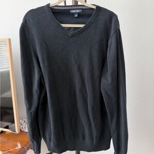 Cherokee Men's Black V-Neck Sweater
